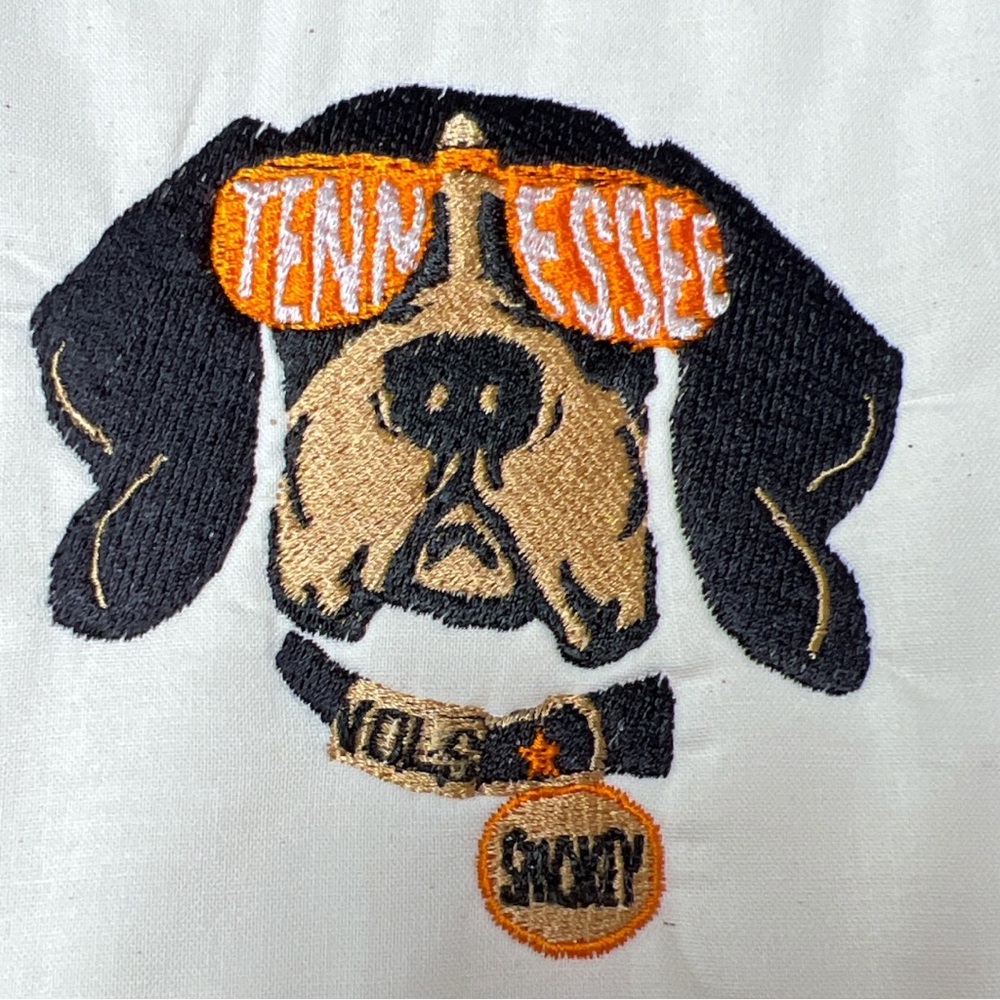 3 TN Vols Mug Rugs with Smokey embroidery - Picture 9 of 10